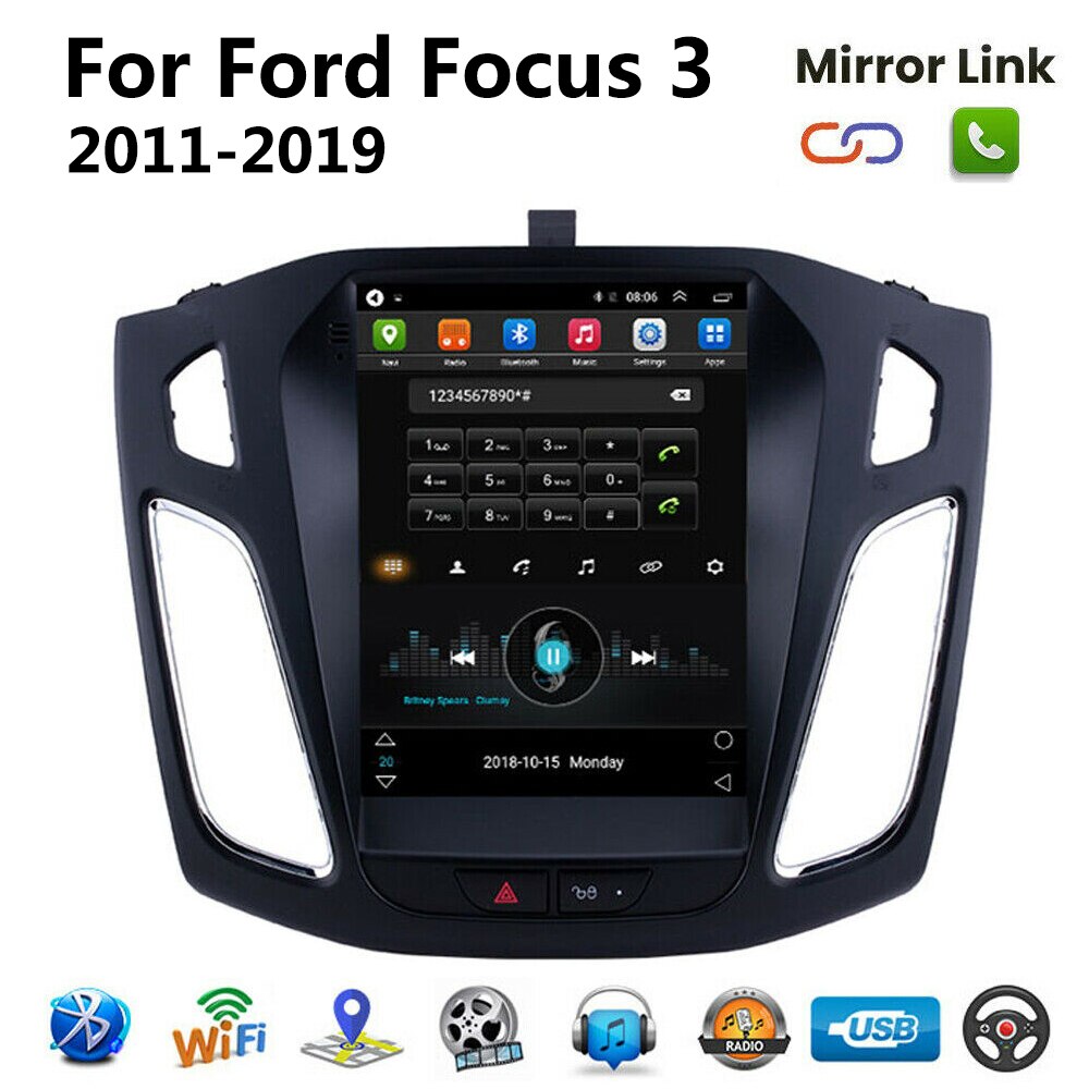 9.7 &2din For Ford Focus 3 2011 2012-2019 ȵ̵ 10.0..
